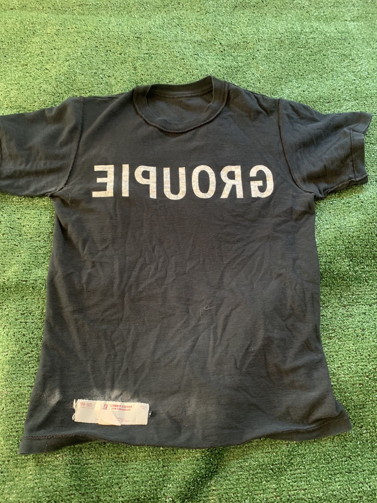 image of Jun Takahashi x Undercover Groupie Ss99 Tee in Black, Men's (Size Small)