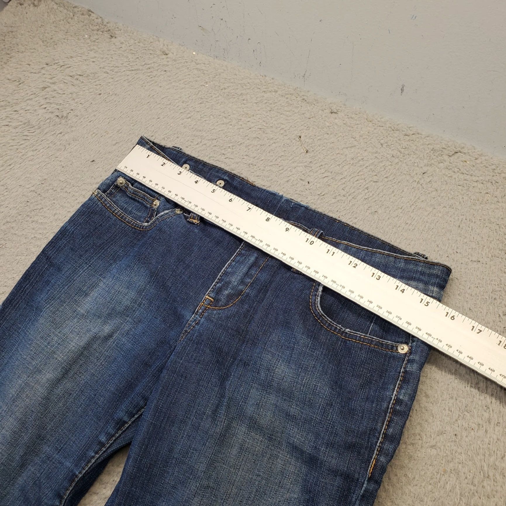 Denime Buffalo Bootcut Jeans Women's Blue Denim Flat Front Button Fly Womens Jeans Size 30" / US 8 / IT 44 - 5 Thumbnail