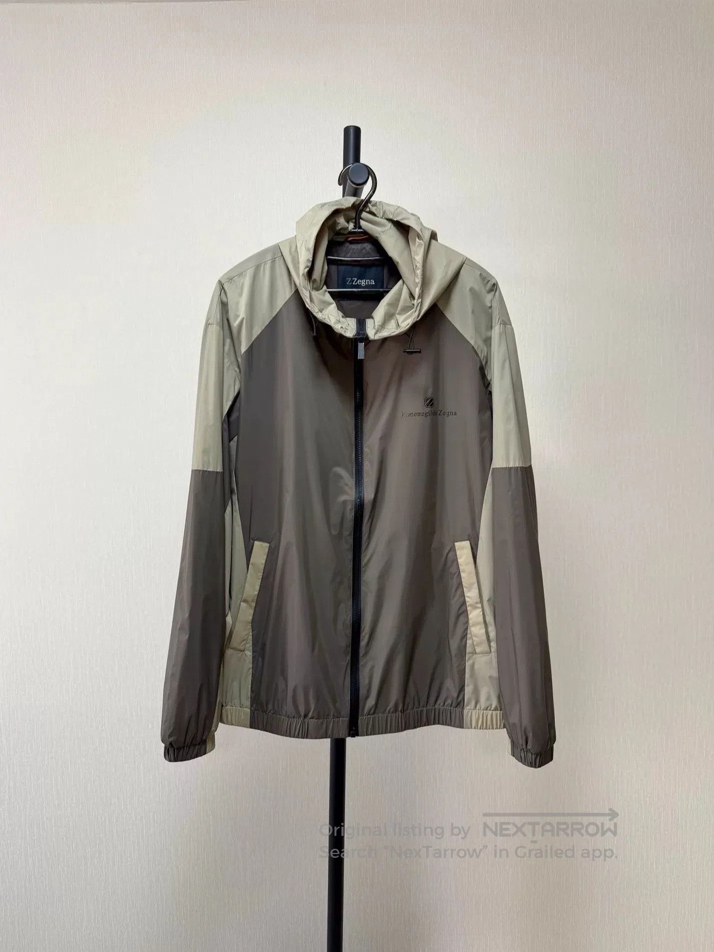 Z Zegna Zegna Casual Hooded Jacket. Size US L / EU 52-54 / 3 - 1 Thumbnail