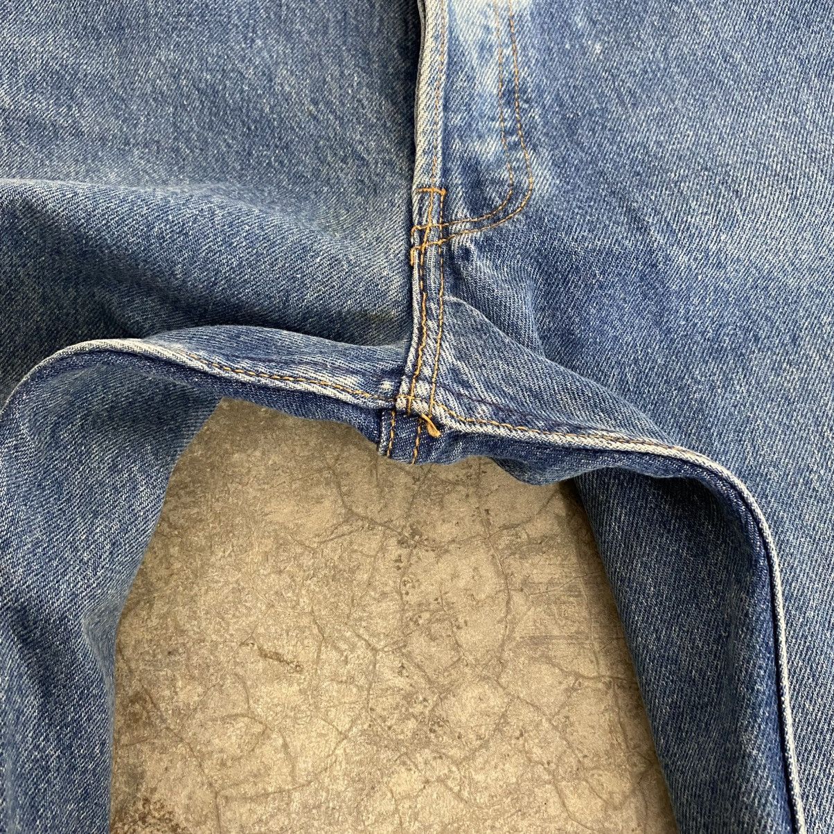 Levi's Size 29x32.5 Vintage 1992 Levis 501 Faded Blue Stained Jeans Size US 29 - 8 Thumbnail