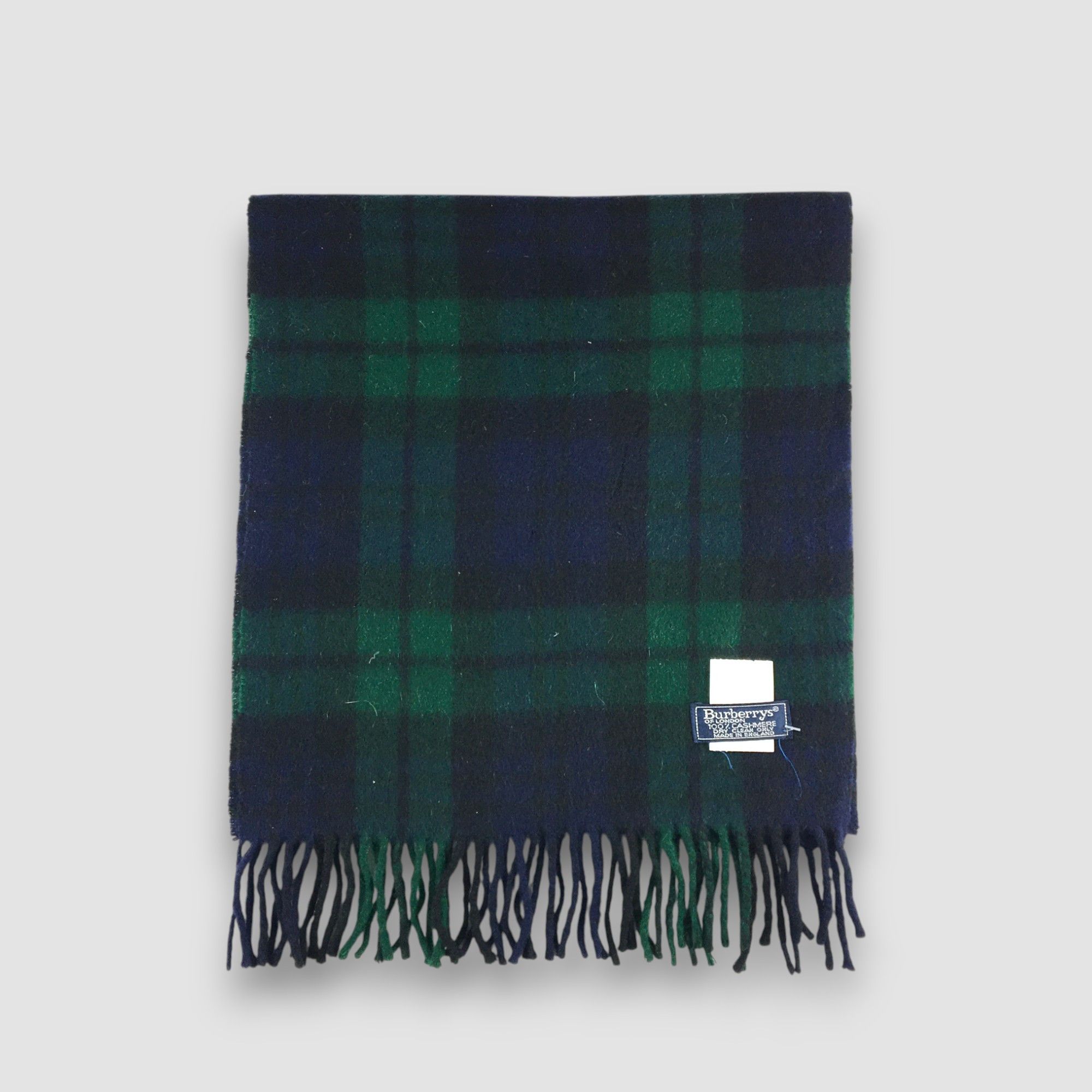 Burberry Vintage Burberry Scarf Cashmere Muffler Plaid Check Scarves Size ONE SIZE - 2 Thumbnail