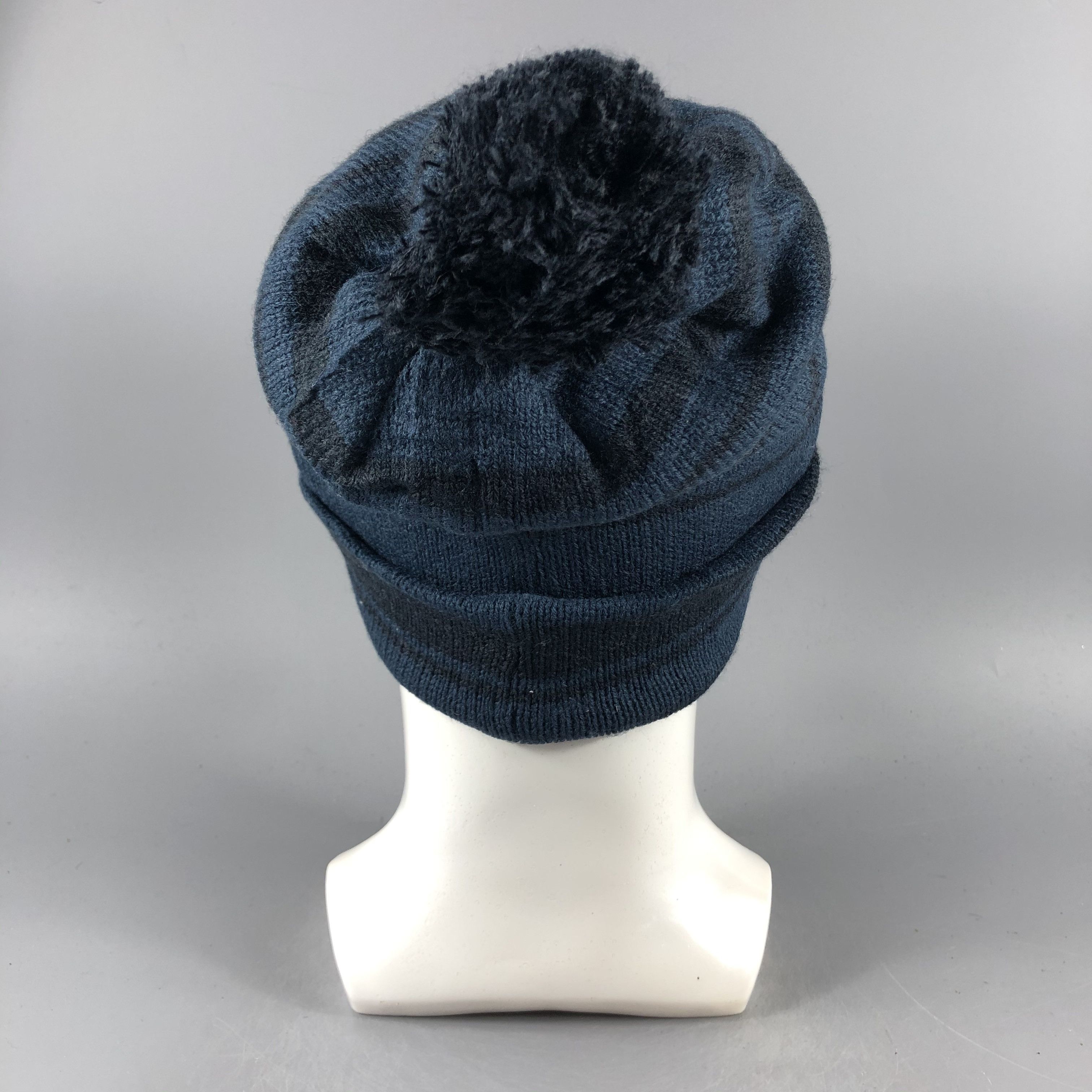 Champion × Vintage Champion Stripe Bobble Beanie Snow Hat Snow Cap -D810 Size ONE SIZE - 3 Thumbnail