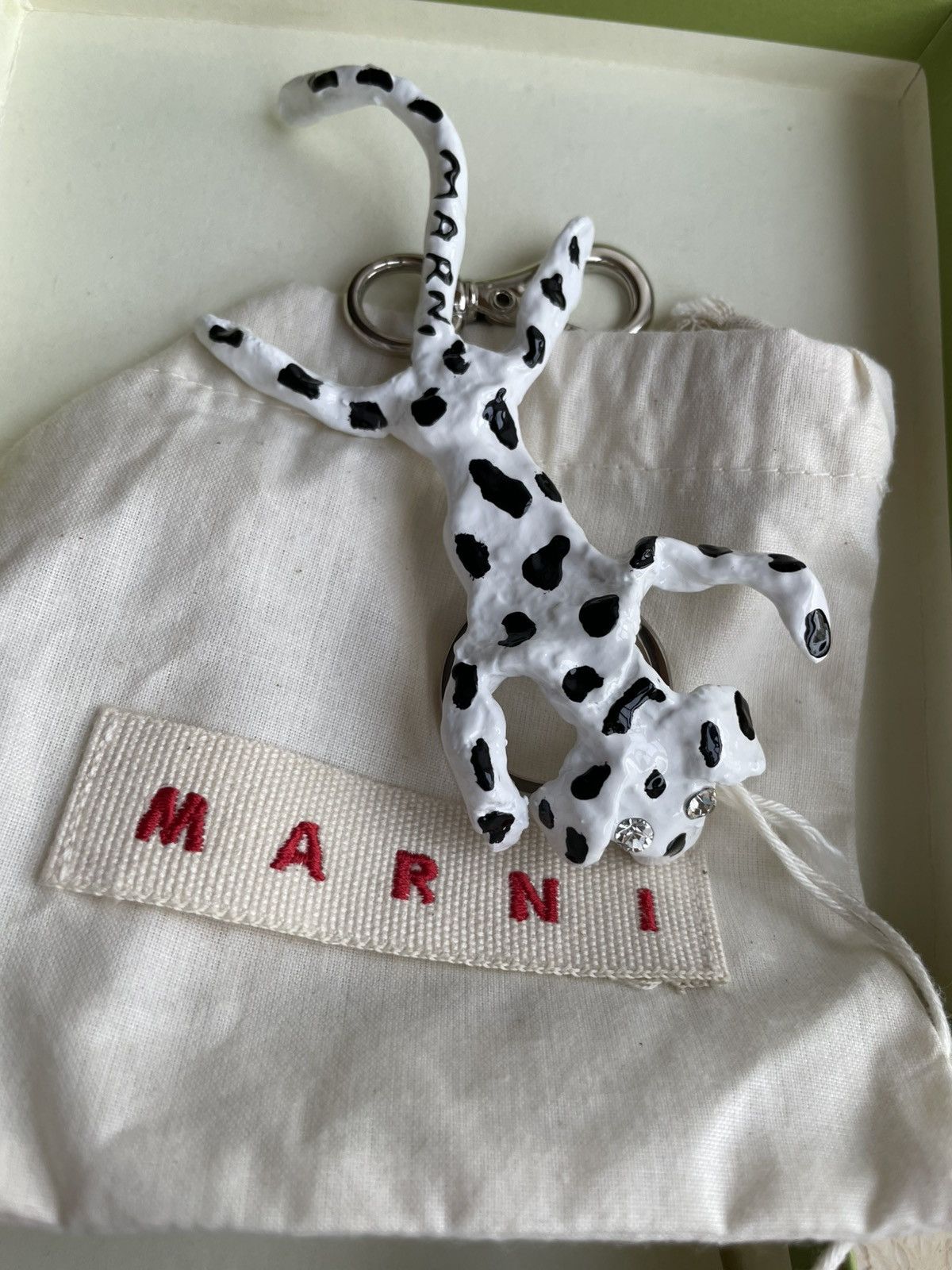 Marni Marni dalmatian brass keyring charm Size ONE SIZE - 1 Thumbnail