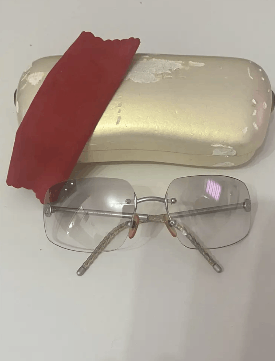 Chanel × Vintage CHANEL SUNGLASSES 4035 LOGO ICONIC 4017 Mask RI967 Size ONE SIZE - 1 Thumbnail