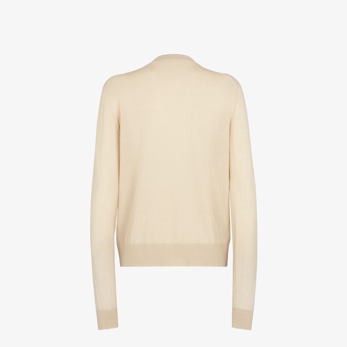 Fendi o1s1wg110925 Cardigan in Beige Size L / US 10 / IT 46 - 2 Thumbnail