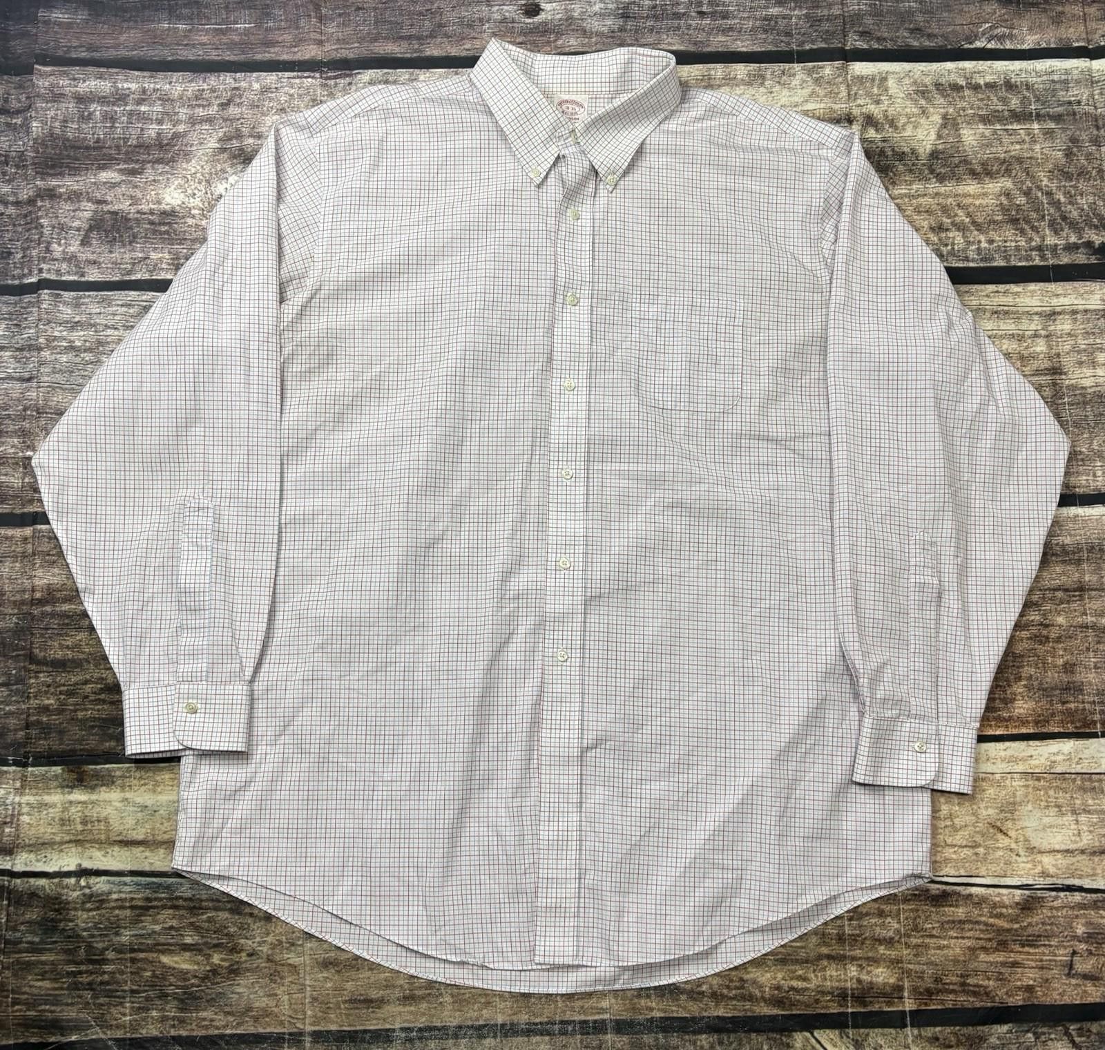 Brooks Brothers Brooks Brothers Shirt Mens 18 36 Madison The Original Polo Size US XXL / EU 58 / 5 - 1 Thumbnail