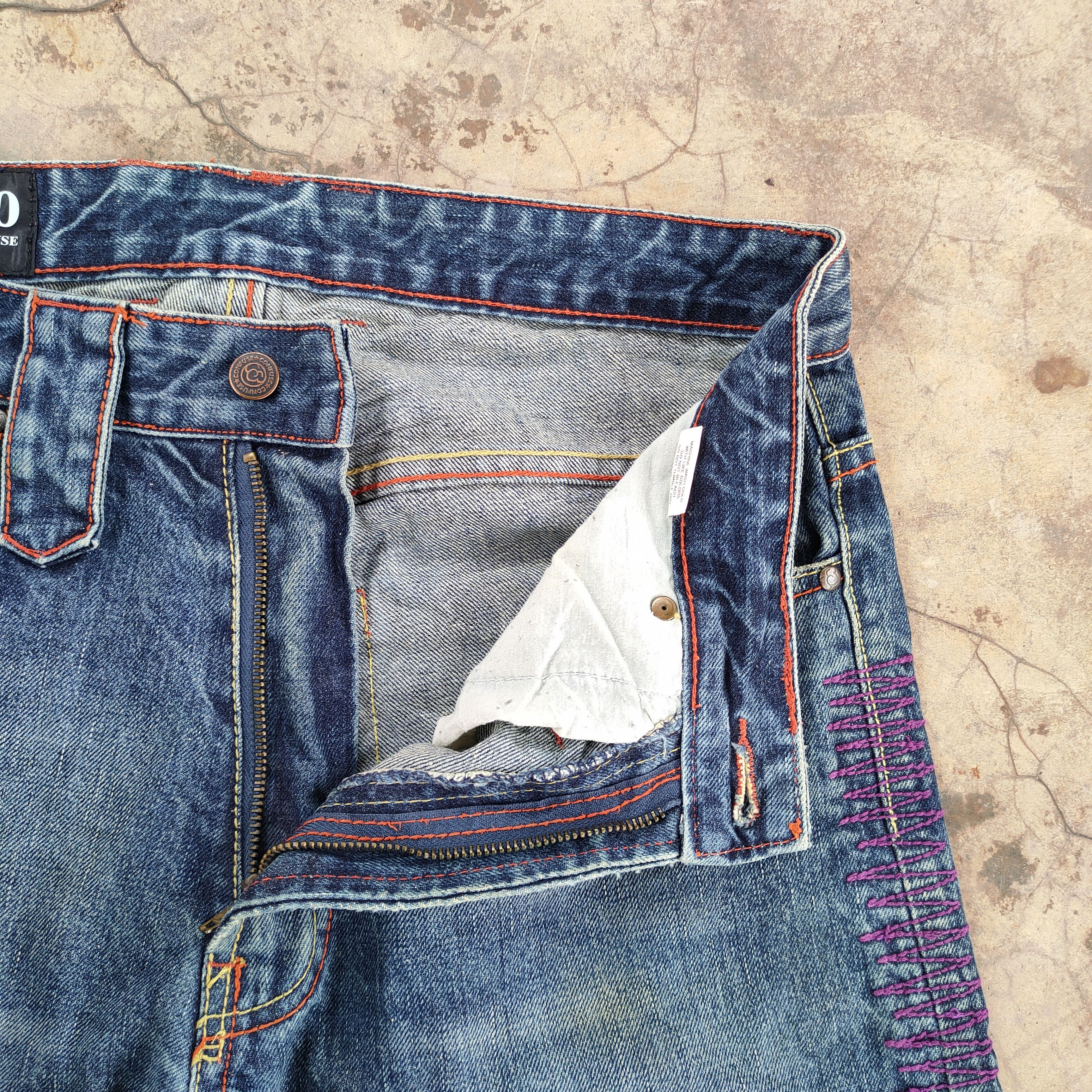 Japanese Brand × Jean × Vintage W32 VINTAGE CO CONFUSE FADED JEANS DENIM PANTS Size US 32 / EU 48 - 10 Thumbnail