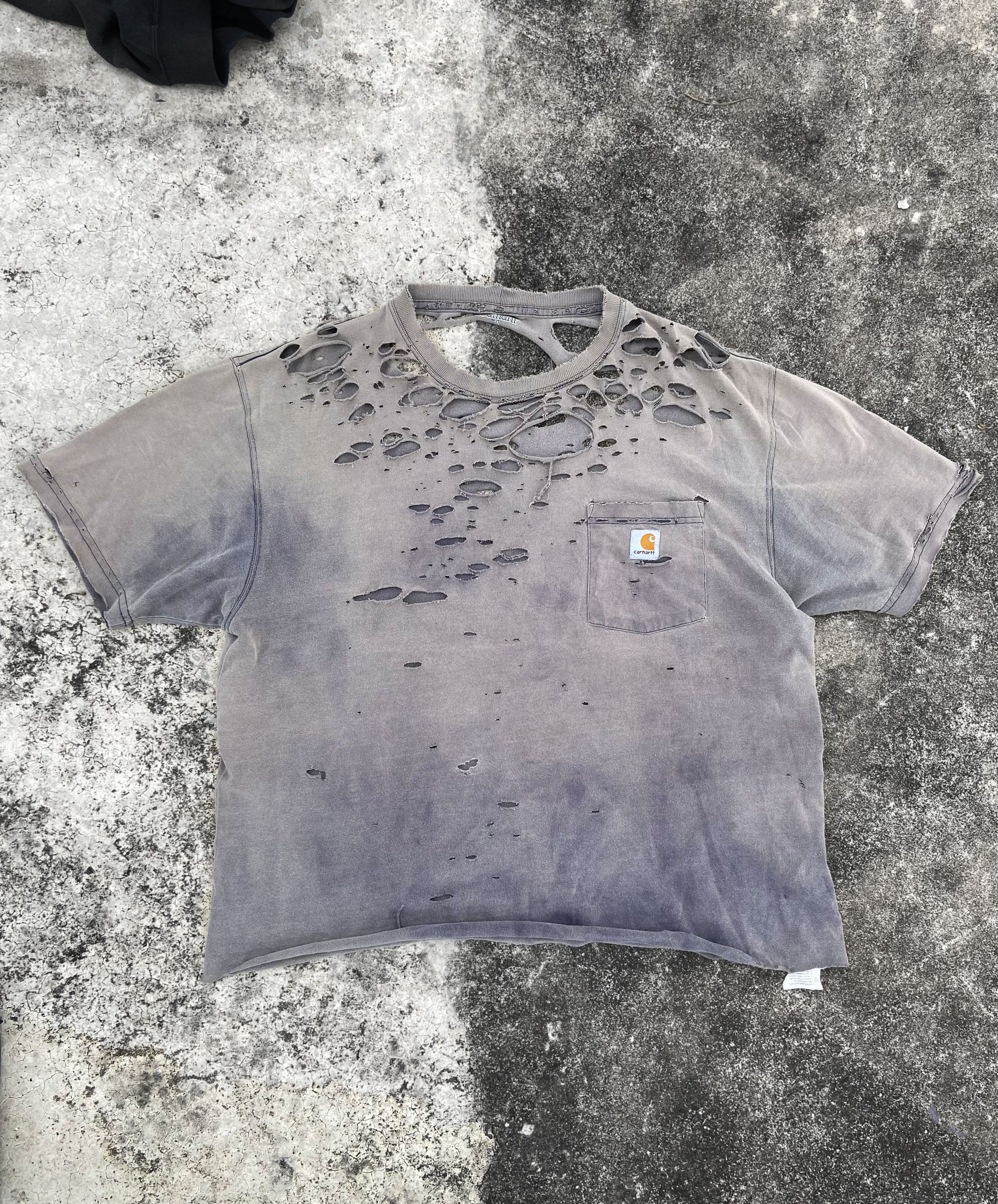 Carhartt (L) Carhartt T-Shirt Thrashed Distressed Pocket Size US L / EU 52-54 / 3 - 11 Thumbnail