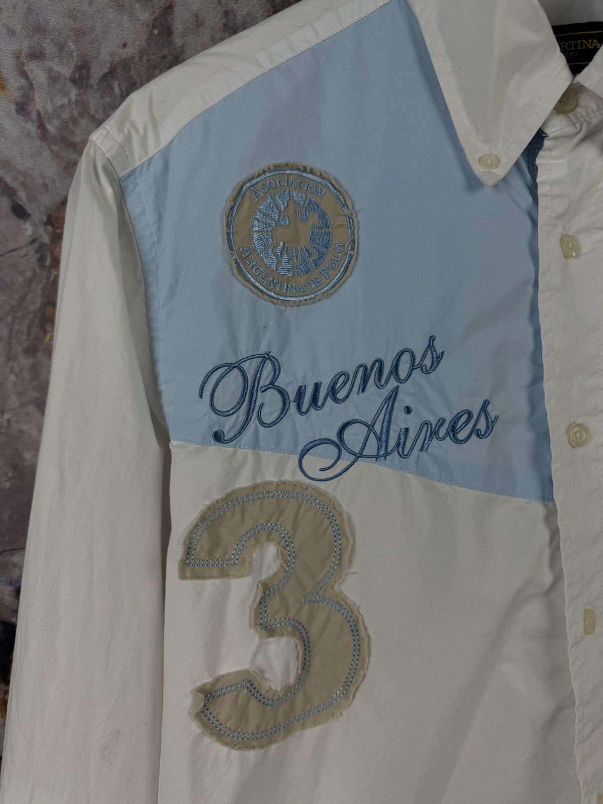 La Martina La Martina Argentina Polo Olimpico LongSleeve Shirt ButtonUp Size US M / EU 48-50 / 2 - 5 Thumbnail