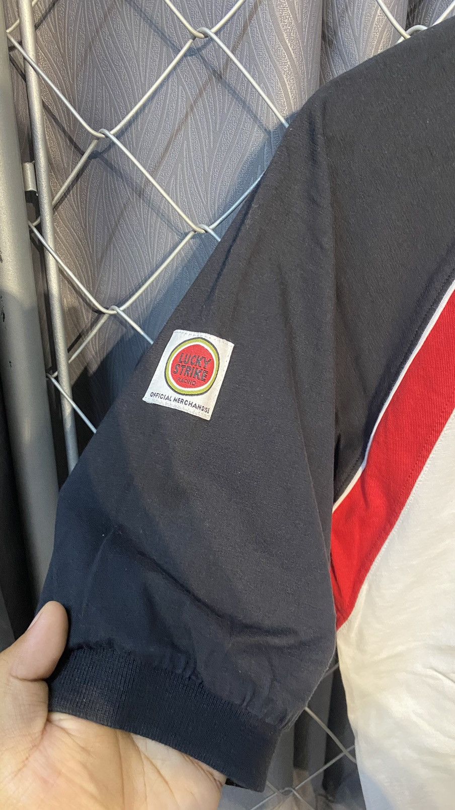 Japanese Brand × Vintage LUCKY STRIKE RACING OFFICIAL MERCHANDISE TMG COLLAR TEE M Size US M / EU 48-50 / 2 - 4 Thumbnail