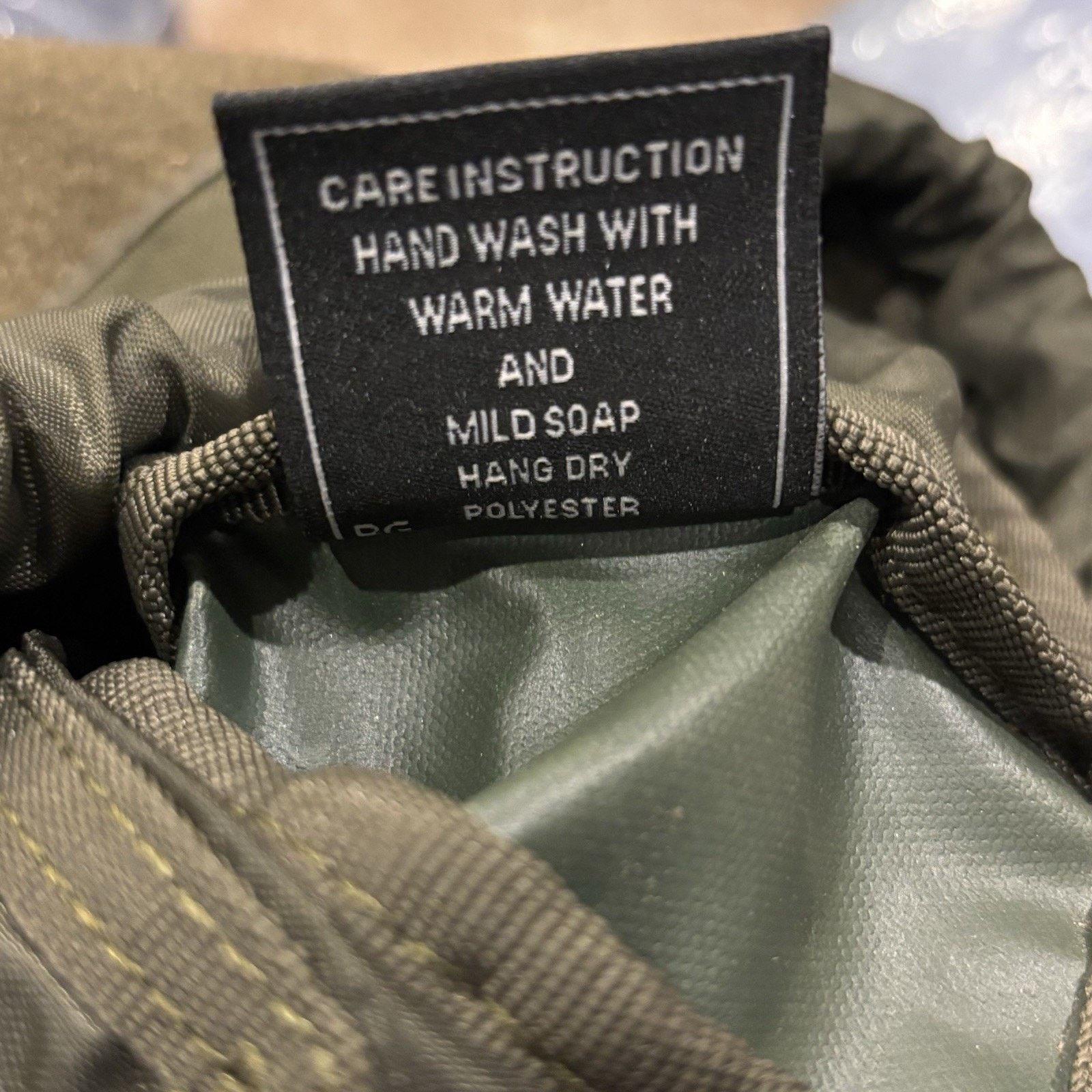 Highland Highland Tactical Drawstring Back Pack MOLLE Webbing Green Size ONE SIZE - 6 Thumbnail