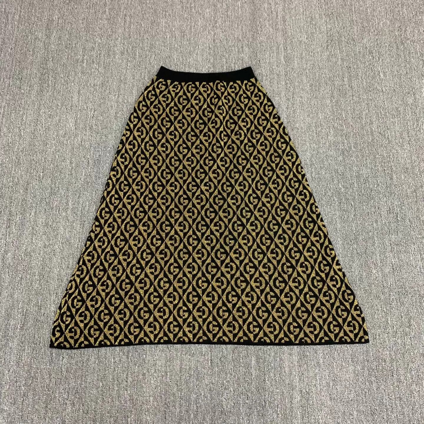 Gucci Gucci Women's Wool GG Monogram Dress S 98 New Size 26" / US 2 / IT 38 - 1 Thumbnail