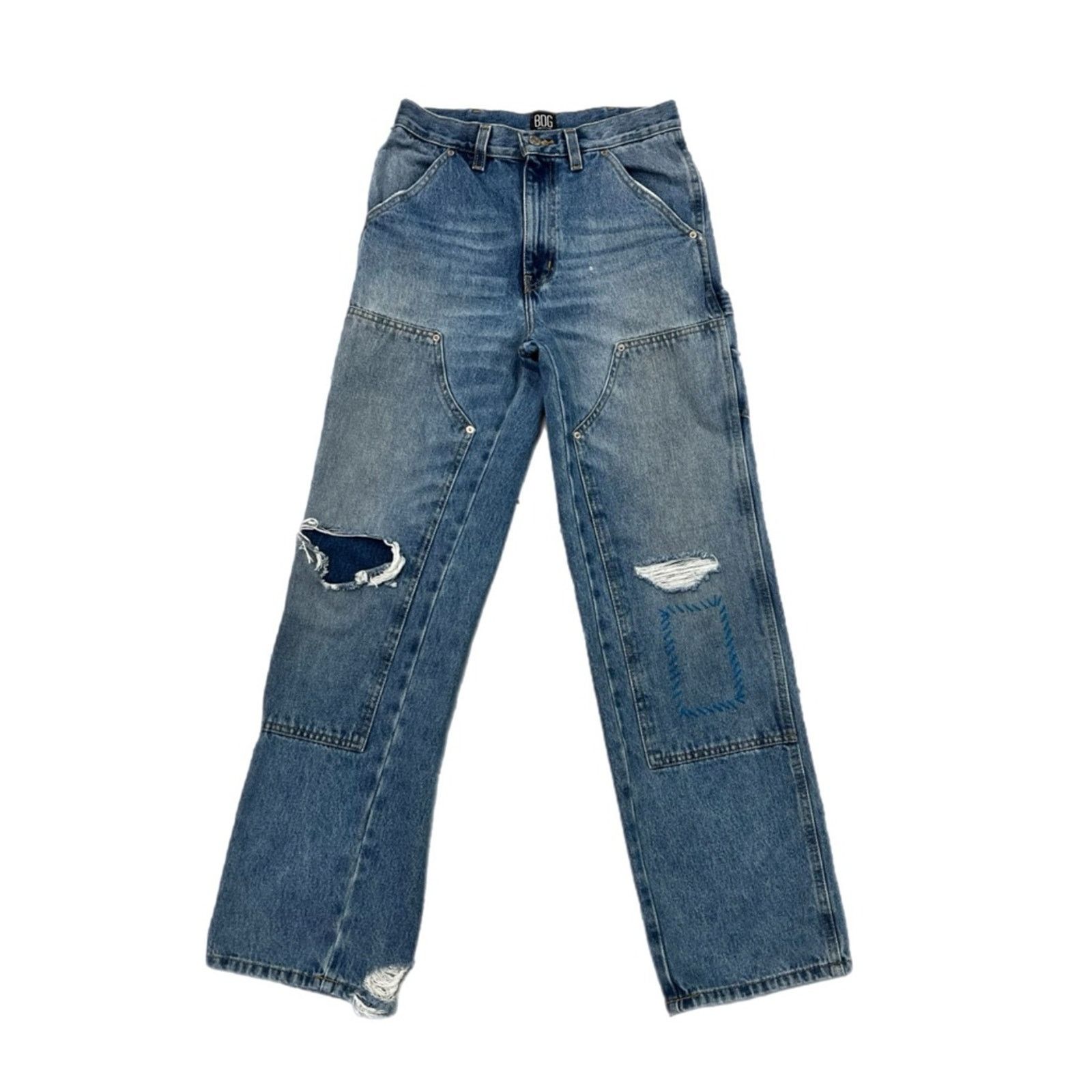 Bdg BDG Double Knee Carpenter Distressed Jeans Size 26" / US 2 / IT 38 - 1 Thumbnail