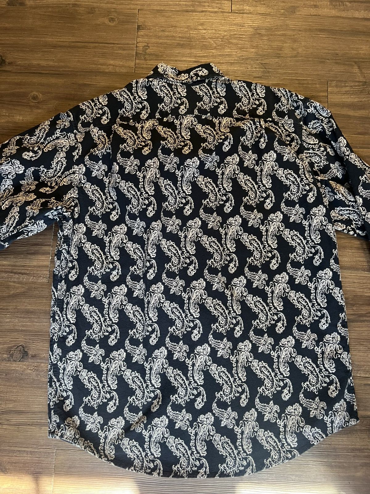 Supreme Supreme Paisley Flannel Shirt 'Black' Size US M / EU 48-50 / 2 - 3 Thumbnail
