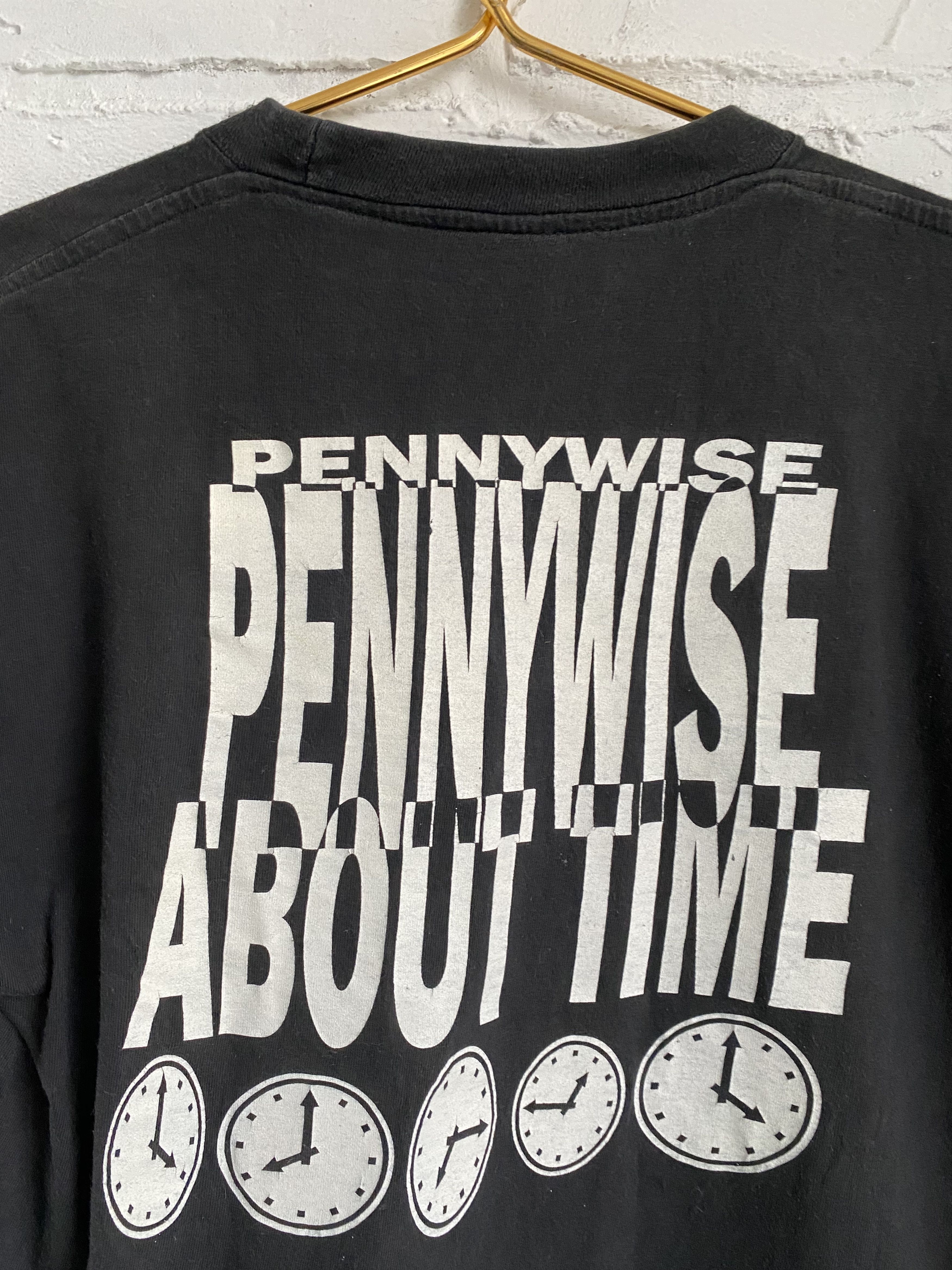 Band Tees × Vintage Vintage 90s Pennywise about time t-shirt Size US XL / EU 56 / 4 - 6 Thumbnail