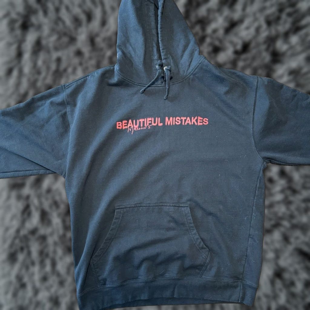 Vintage Maroon 5 Beautiful Mistakes Size XXL Black Hoodie Adam Levine Size US XXL / EU 58 / 5 - 1 Thumbnail
