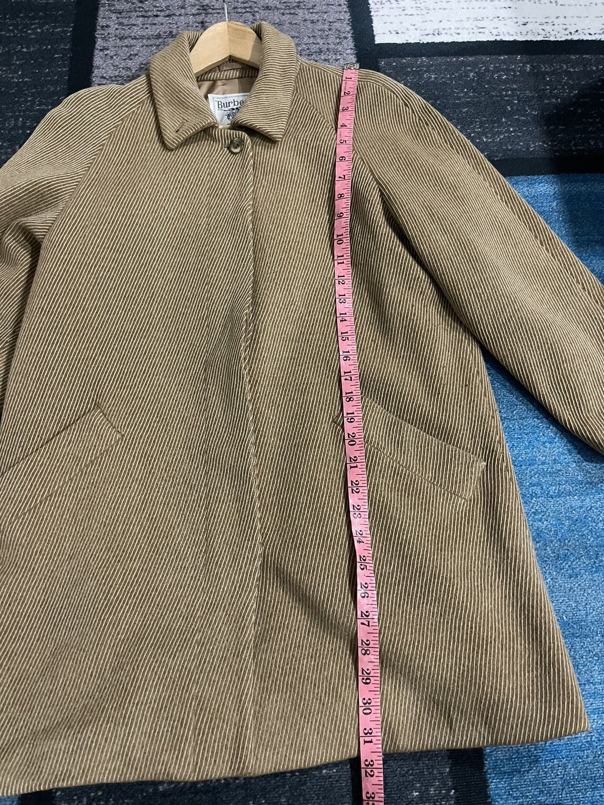 Burberry Vintage Burberry Long Wool Jacket Size M / US 6-8 / IT 42-44 - 16 Thumbnail