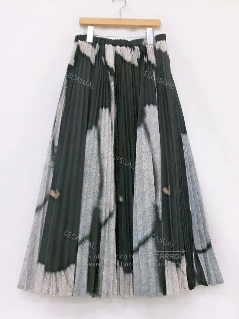 Junya Watanabe size S Black and grey all-printed pleated h