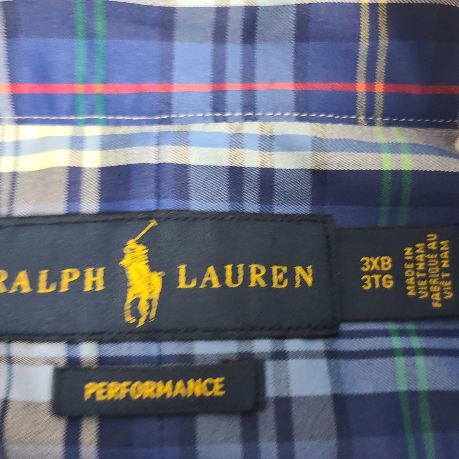 Polo Ralph Lauren Ralph Lauren Mens Performance Button Up Shirt Size 3XB Long Size US XXL / EU 58 / 5 - 5 Thumbnail