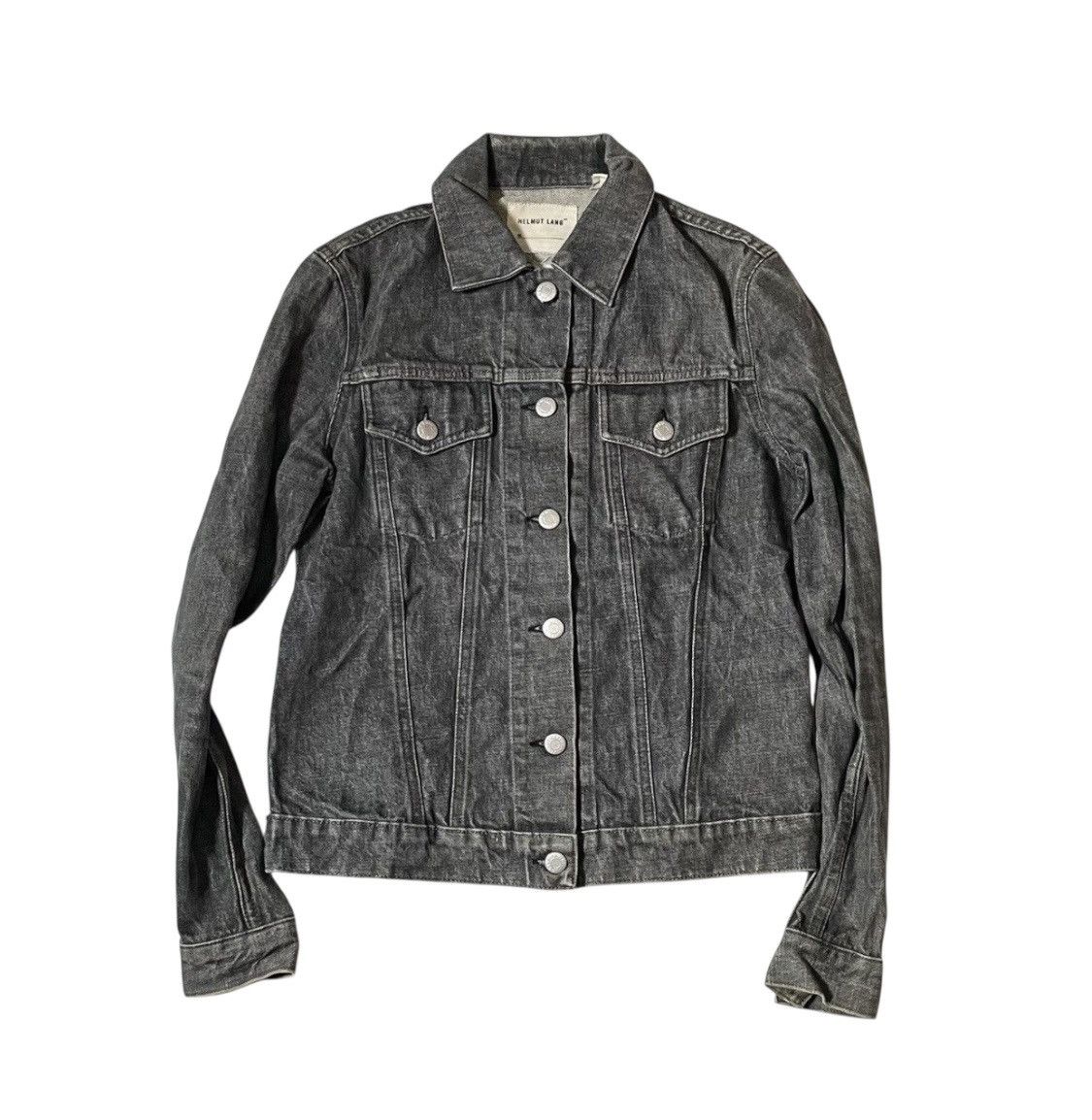 Vintage helmut lang classic grey denim jacket