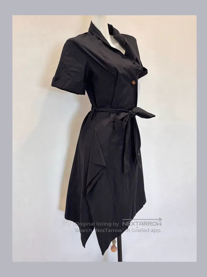 Vivienne Westwood Vivienne Westwood Asymmetrical Short Sleeve Shirt, Solid C Size M / US 6-8 / IT 42-44 - 8 Thumbnail