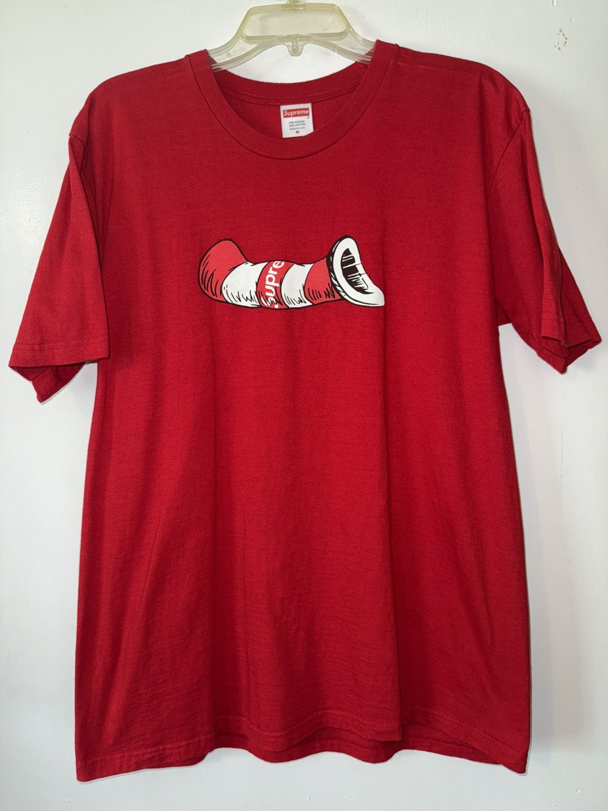 Supreme Supreme Cat in the Hat Tee FW18 Size US M / EU 48-50 / 2 - 1 Thumbnail