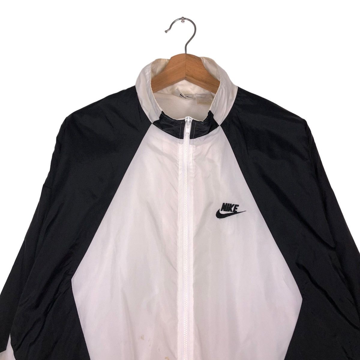 Nike × Vintage 🔥Vintage Bomber Jacket Nike Big Swoosh Big Logo Size US L / EU 52-54 / 3 - 3 Thumbnail