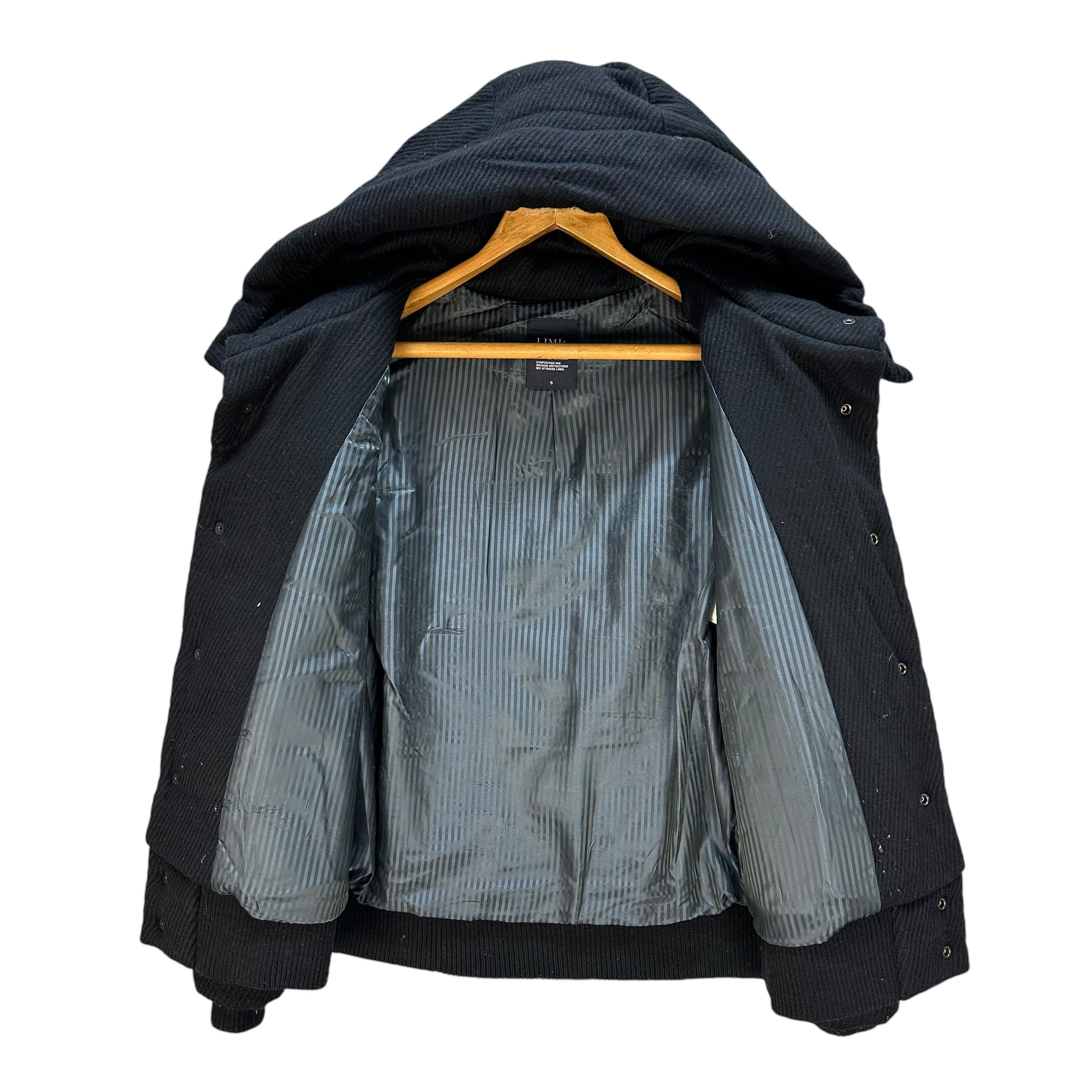 Limi Feu LIMI FEU Wool Down Jacket Hooded Puffer Jacket #A61-1402 Size S / US 4 / IT 40 - 6 Thumbnail