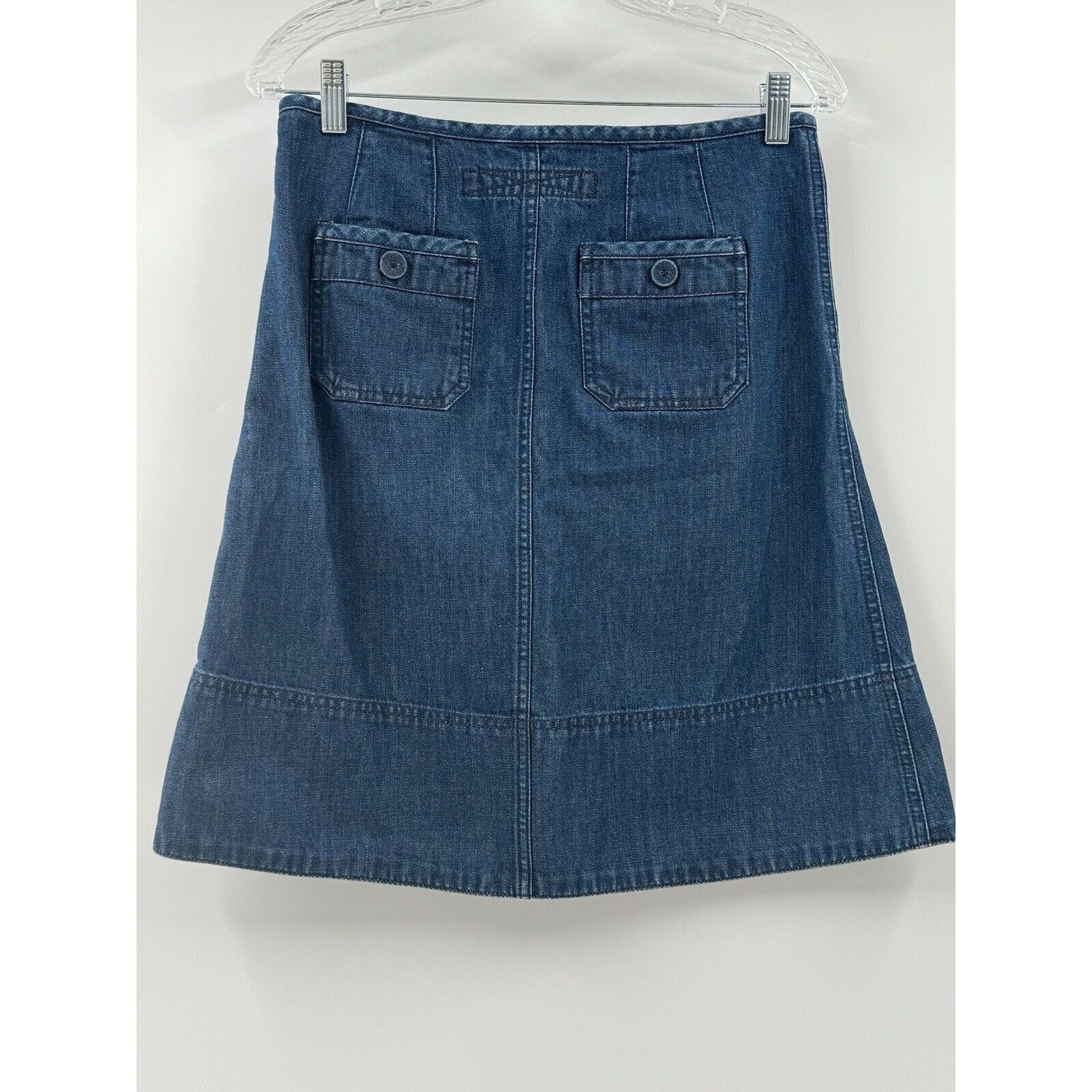 Marc Jacobs Marc Jacobs Y2K A Line Denim Skirt Blue Jean Pockets Boho Size 27" / US 4 / IT 40 - 5 Thumbnail