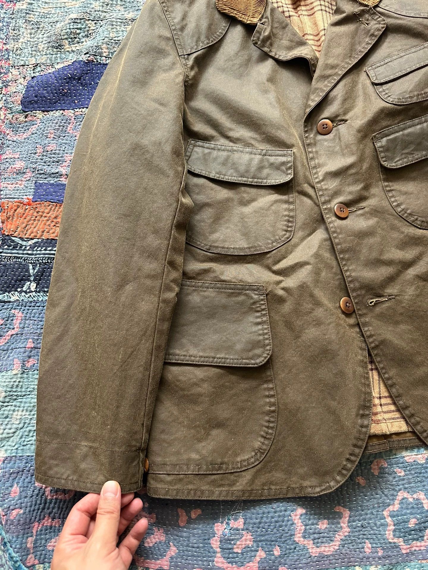 RRL Ralph Lauren rrl waxed corduroy panel jacket Size US M / EU 48-50 / 2 - 5 Thumbnail