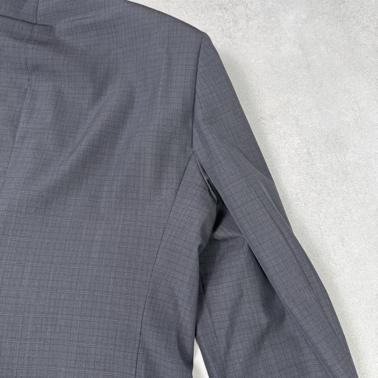 Burberry Burberry Men Blazer Two Button Grey Check Size 50 Size 40R - 22 Thumbnail