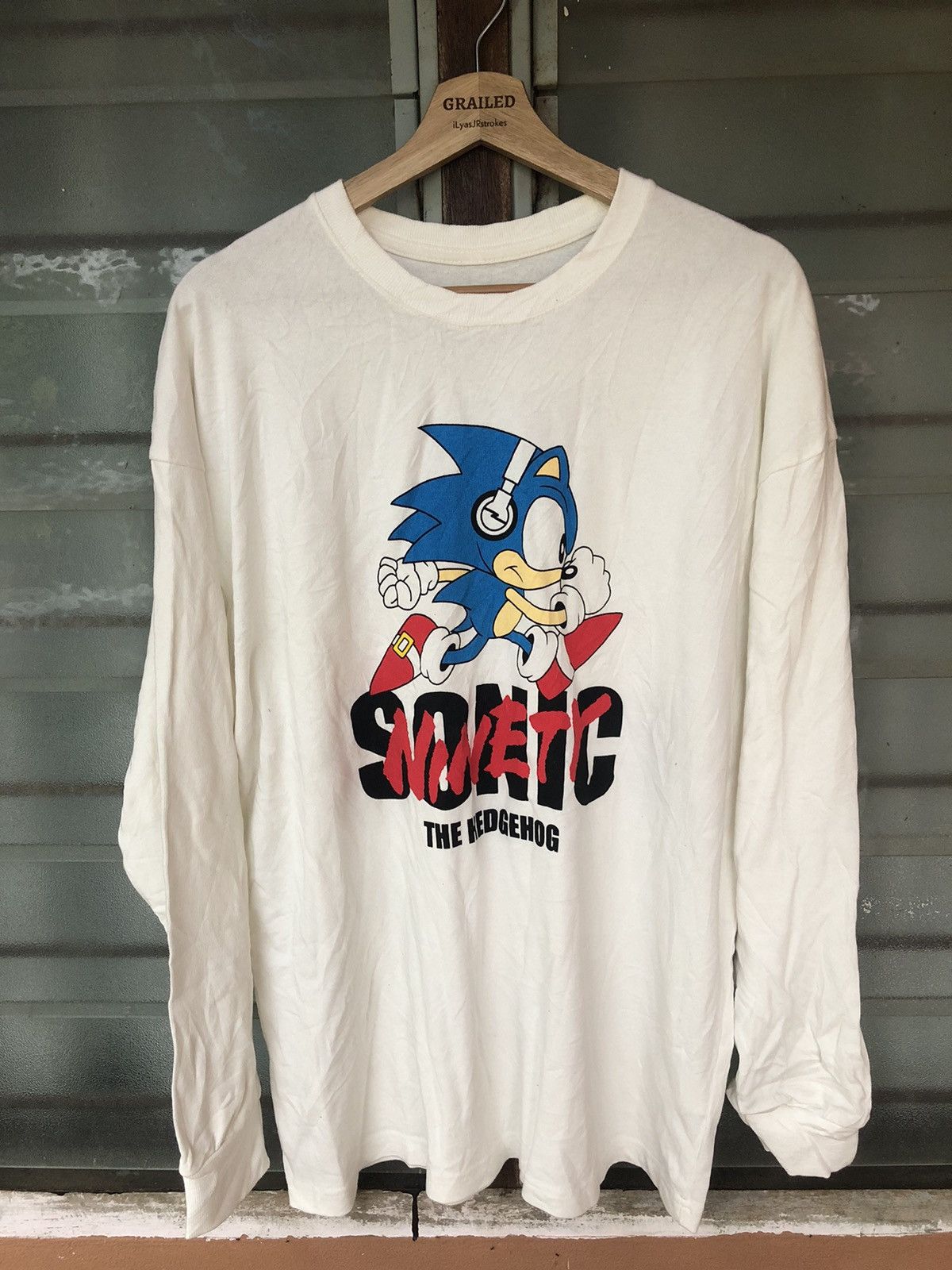 Anime Vintage Sonic The Hedgehog Action Adventure Comedy Film Tee Size US M / EU 48-50 / 2 - 1 Thumbnail