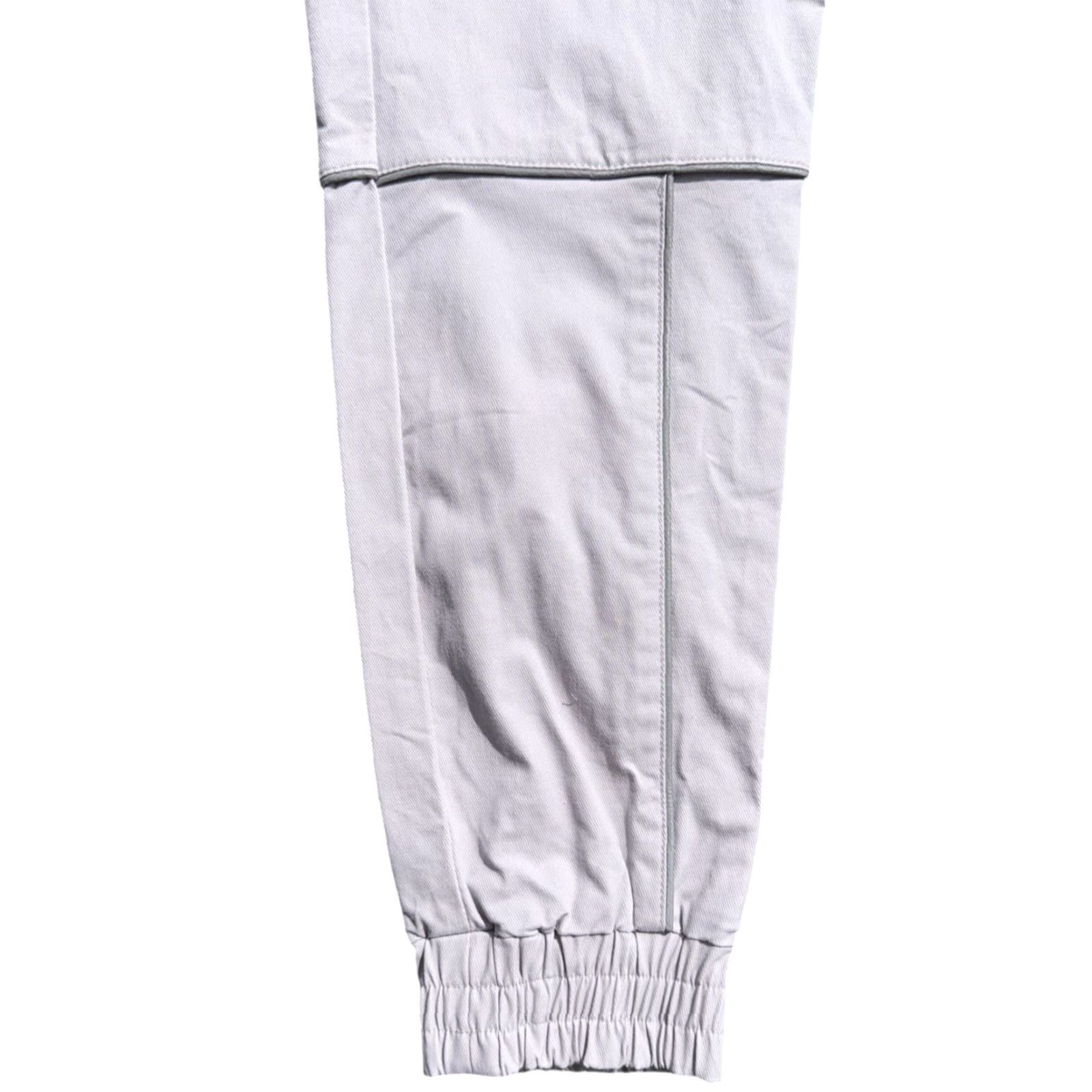 Vintage Maniere de Voir Grey Reflective Piped Cargo Pants Womens Size 6 Size 28" / US 6 / IT 42 - 5 Thumbnail