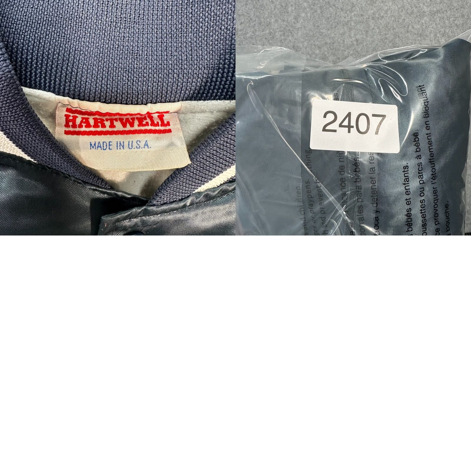 Vintage Hartwell Bomber Jacket Blue Men's M Pockets Snap Mid-Length Winter Casual Vintage No Jail Facility Saugus New Mike New Jail Facility Saugus Size US M / EU 48-50 / 2 - 8 Thumbnail