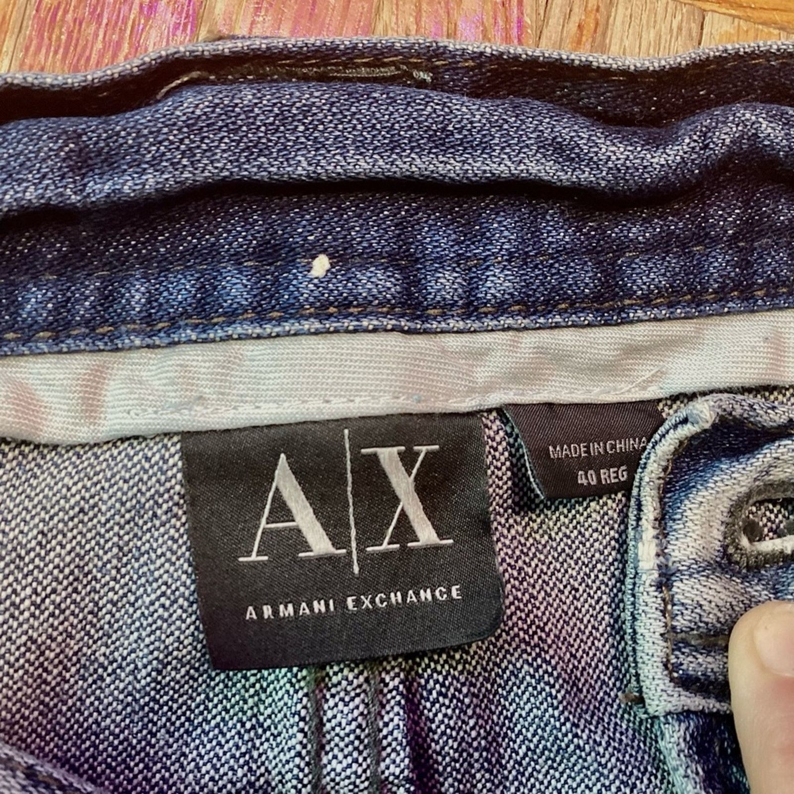 Armani Exchange Armani Exchange J65 Straight Jeans Size US 40 / EU 56 - 10 Thumbnail