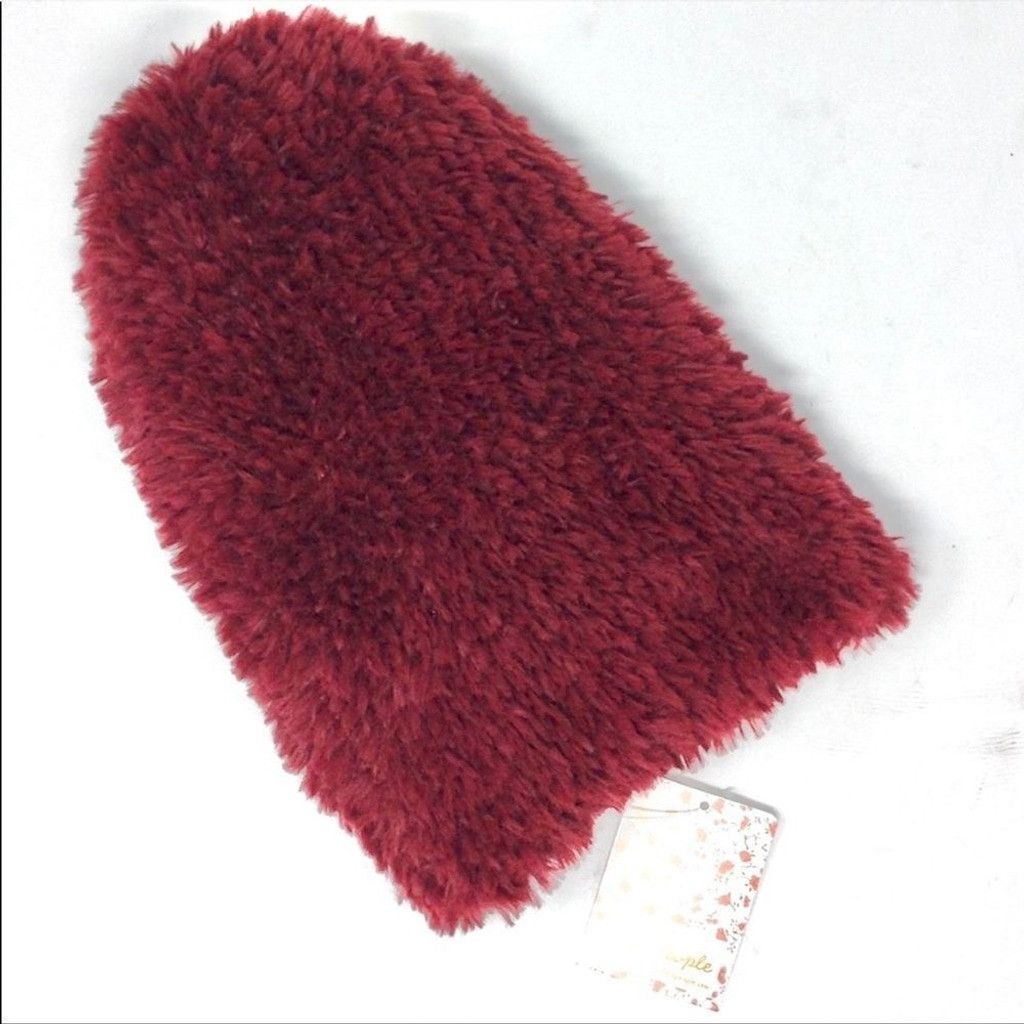 Free People NEW Free People Clouds Fluffy Berry Red Beanie OS Size ONE SIZE - 3 Thumbnail