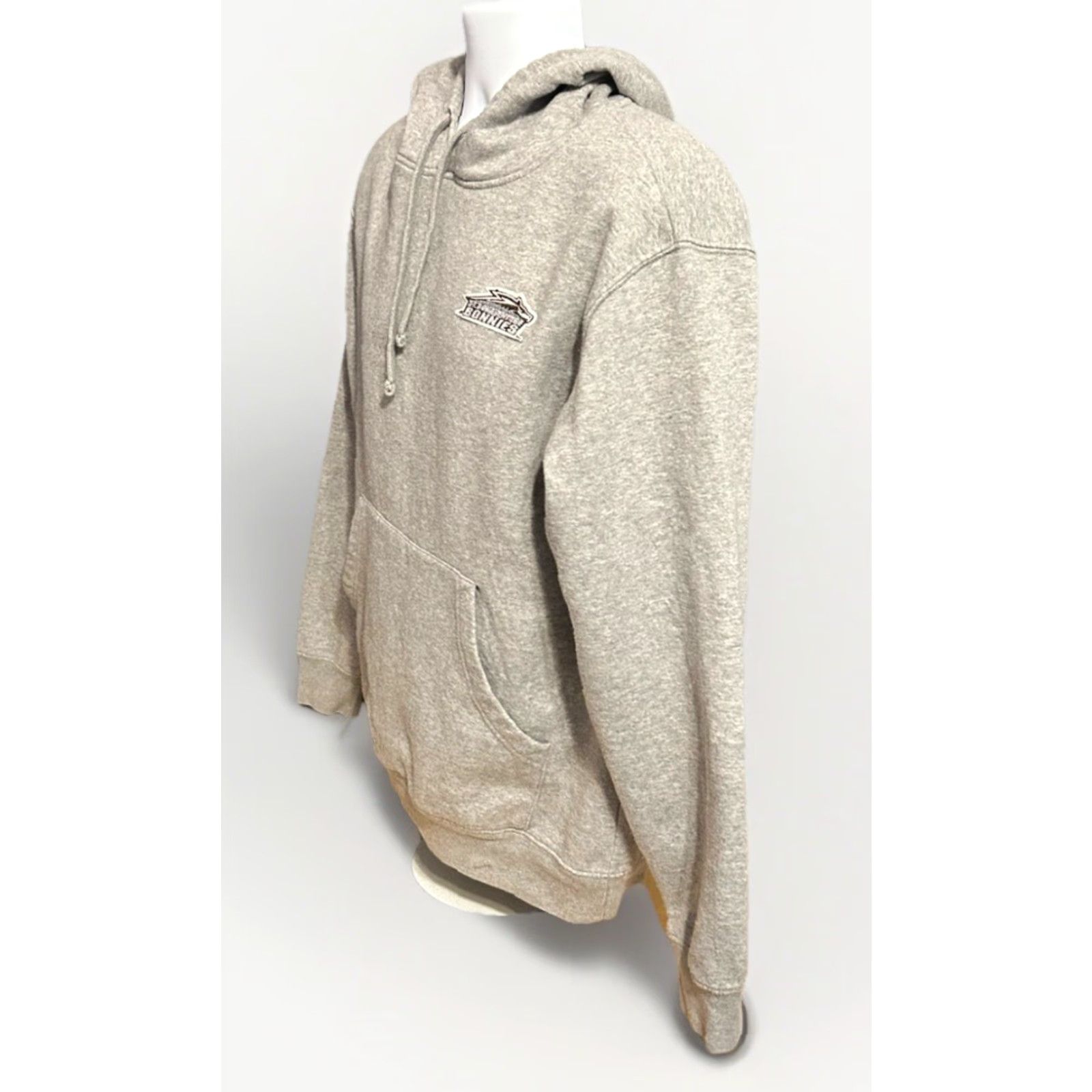Vintage VTG St Bonaventure Bonnies Hoodie Adult Medium Heather Gray Drawstrings Pocket Size US M / EU 48-50 / 2 - 3 Thumbnail