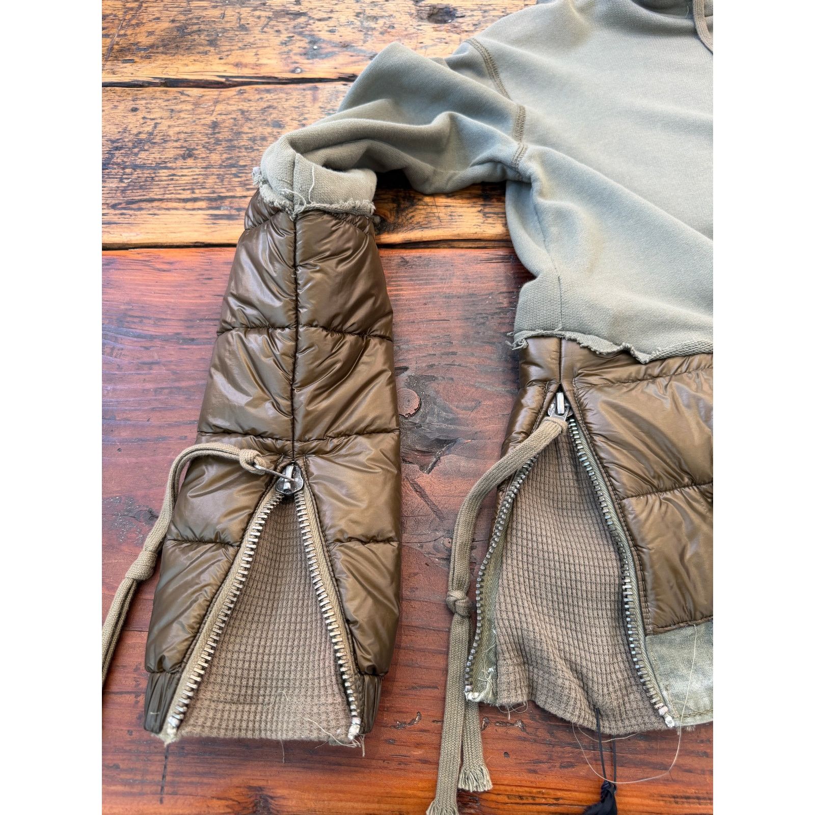 Greg Lauren Greg Lauren x Moncler SAMPLE Puffy Collide Hoodie Size M / US 6-8 / IT 42-44 - 8 Thumbnail