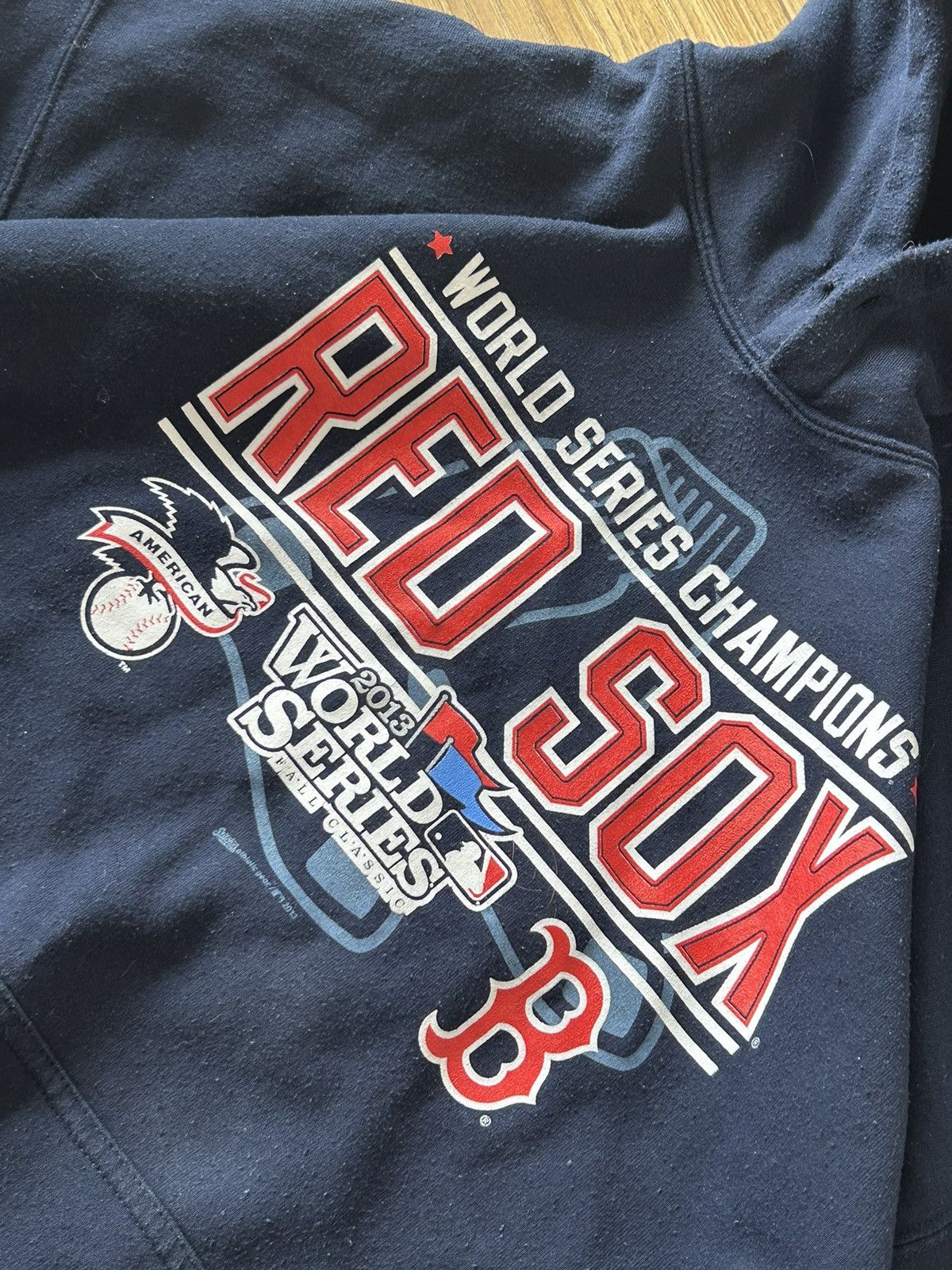 MLB × Vintage Vintage 2013 Red Sox hoodie Size US XL / EU 56 / 4 - 2 Thumbnail