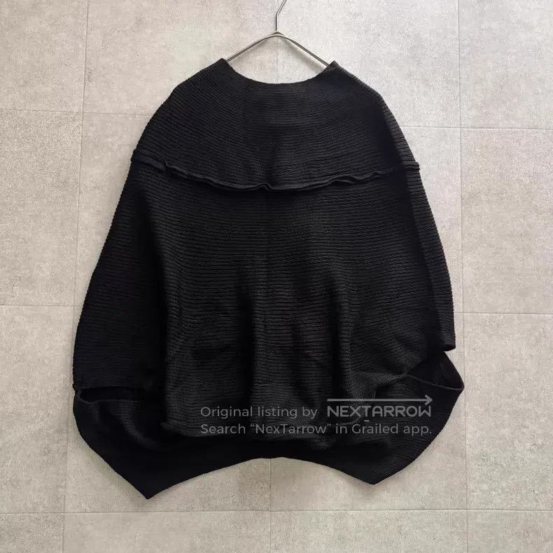 Junya Watanabe JUNYA WATANABE Black Wool Cape with Wool Size S / US 4 / IT 40 - 1 Thumbnail
