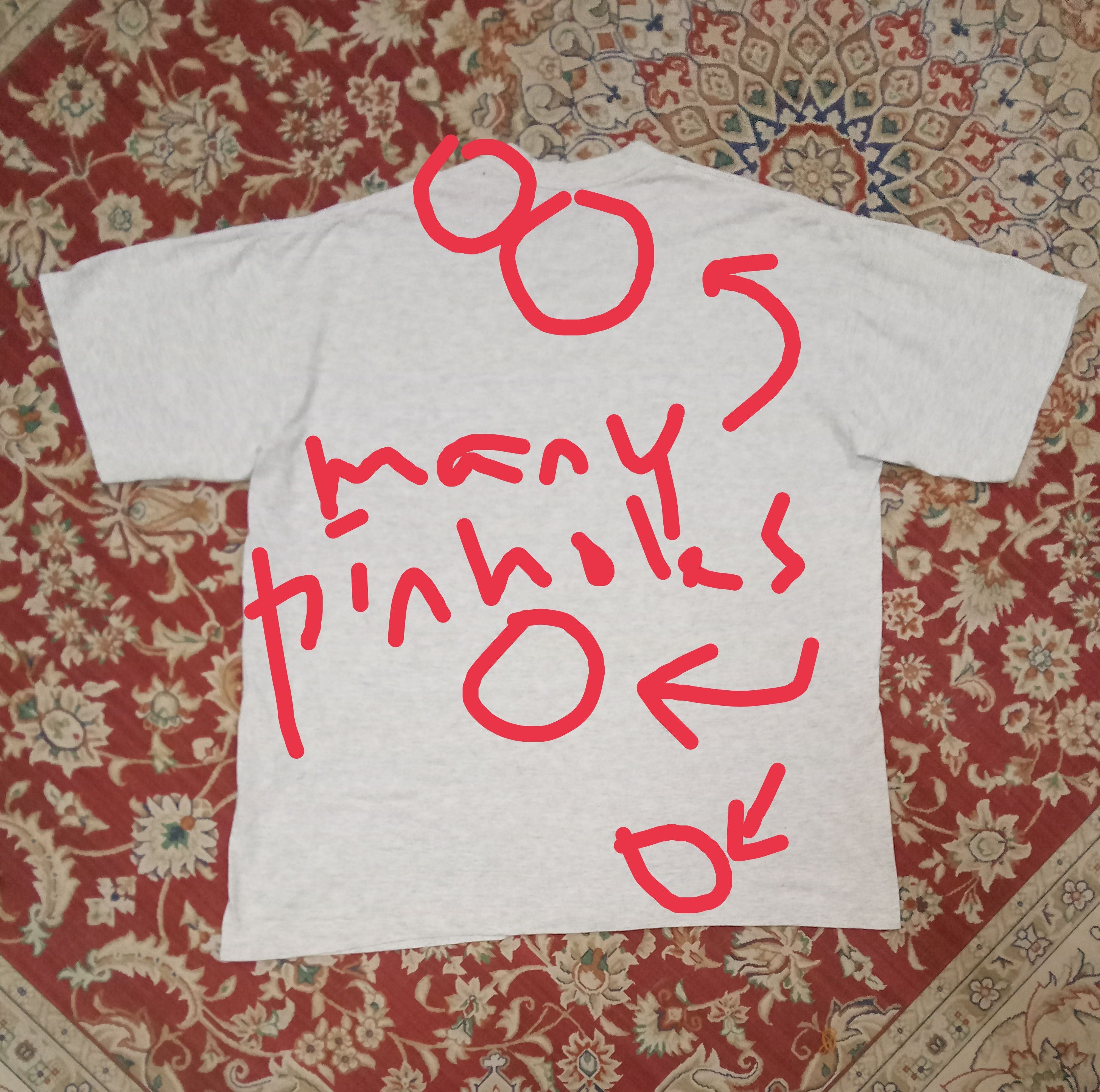Vintage Vintage Unbrand Rare Funny Wording Distressed T Shirt Size US XL / EU 56 / 4 - 8 Thumbnail