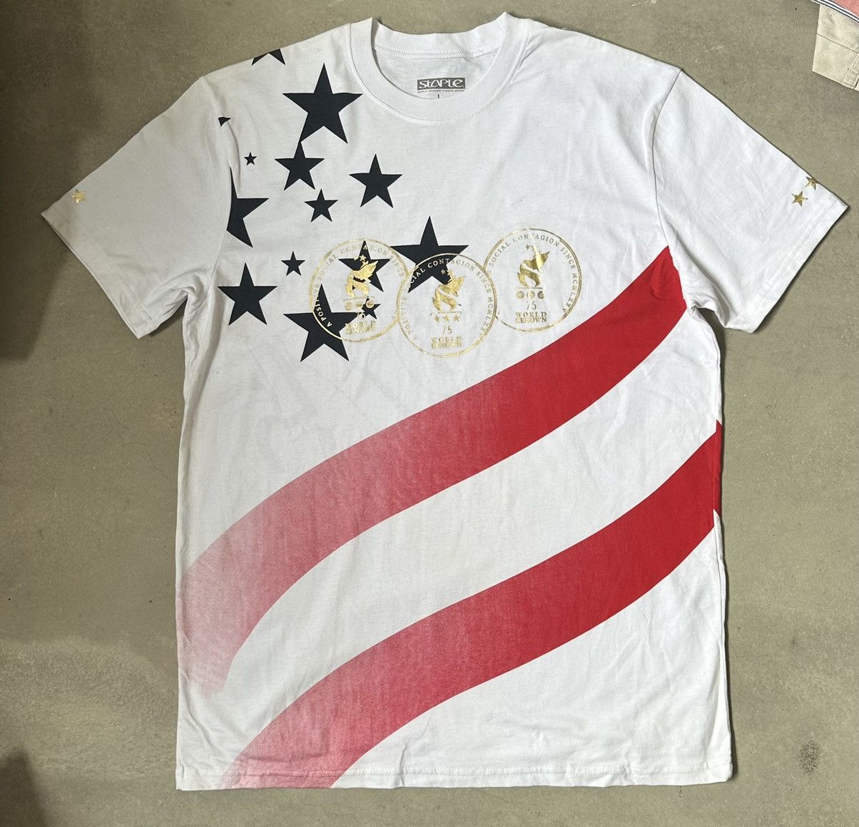 Staple STAPLE LIBERTY RACING TEE Size US L / EU 52-54 / 3 - 1 Thumbnail