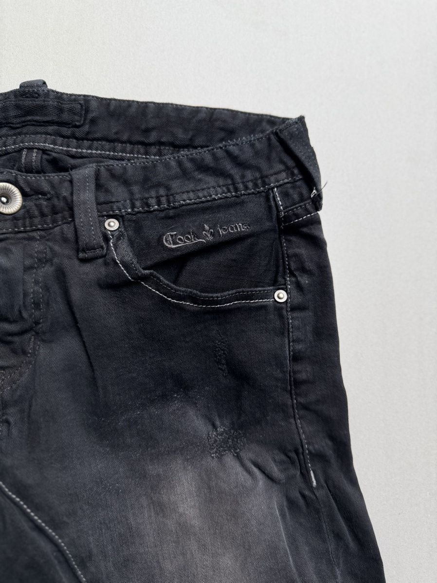 Japanese Brand Cook lace up flare jeans Size US 26 / EU 42 - 4 Thumbnail