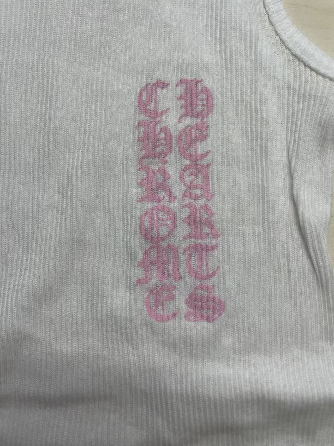 Chrome Hearts Chrome Hearts White T-Bar Script Logo Tank Top Size S / US 4 / IT 40 - 3 Thumbnail