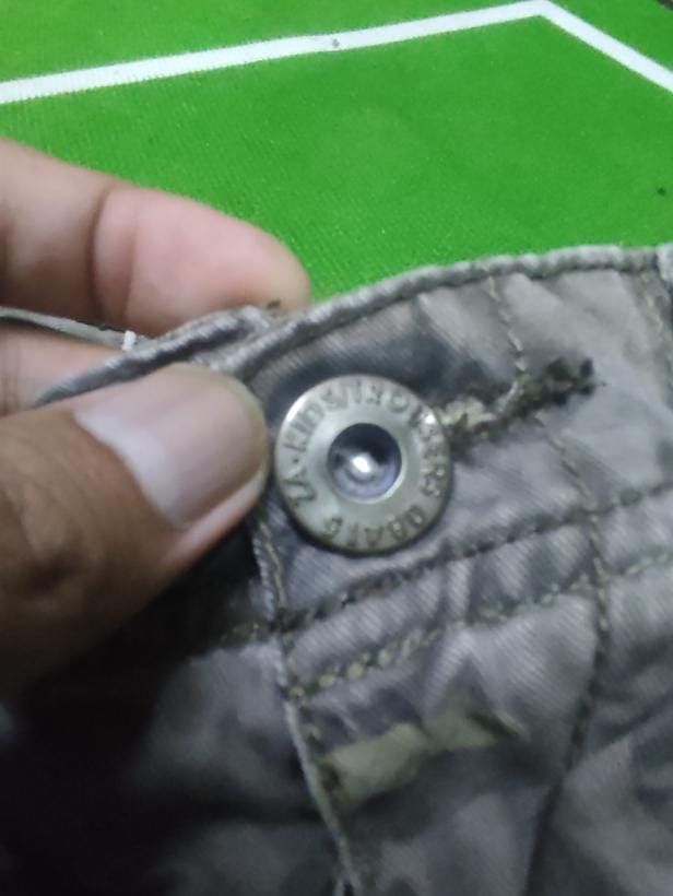 Zara CAMOUFLAGE ZARA CARGO PANTS Size US 27 - 6 Thumbnail