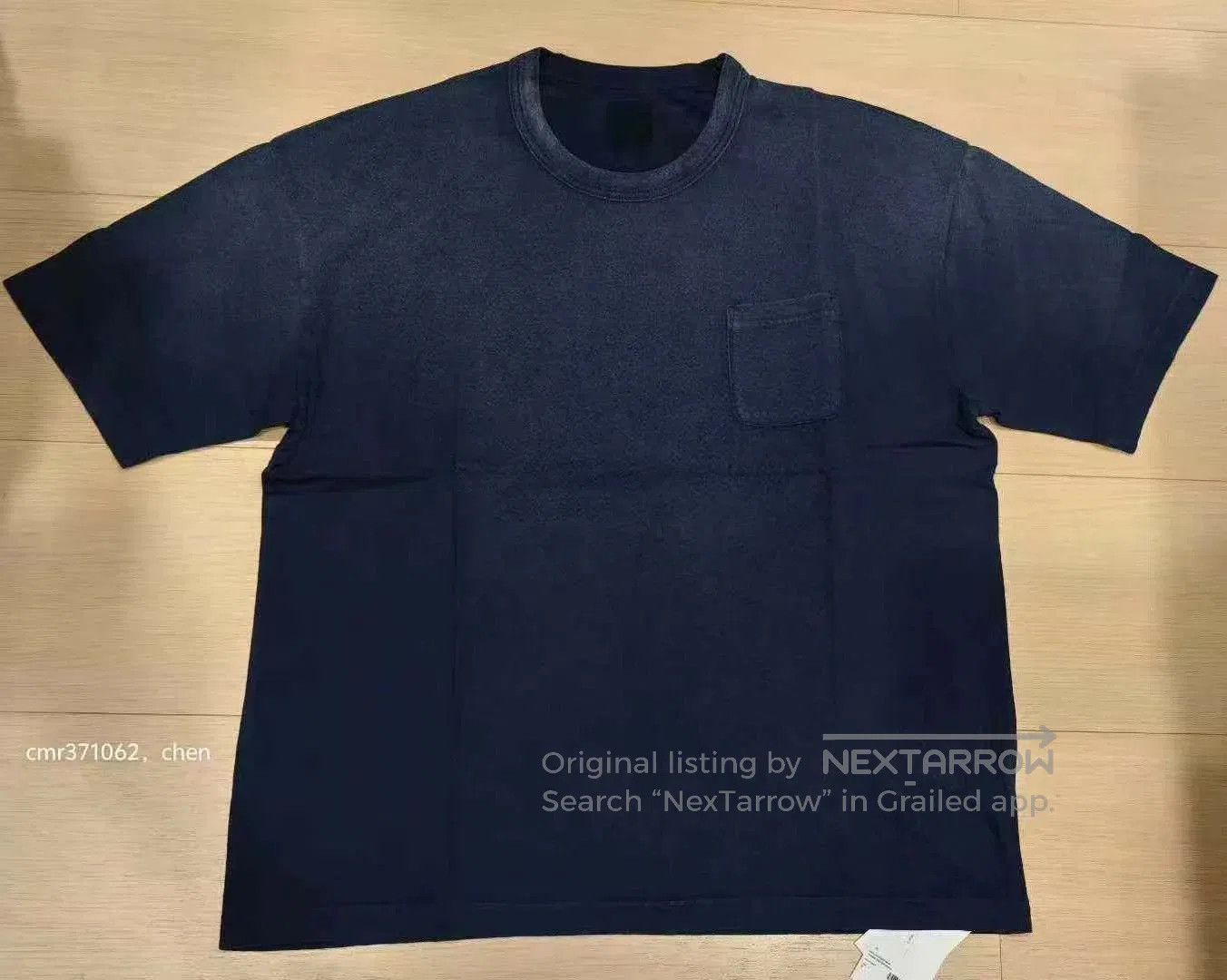 Visvim Blue Short Sleeve T-Shirt with Chest Pocket - L. Size US L / EU 52-54 / 3 - 1 Thumbnail