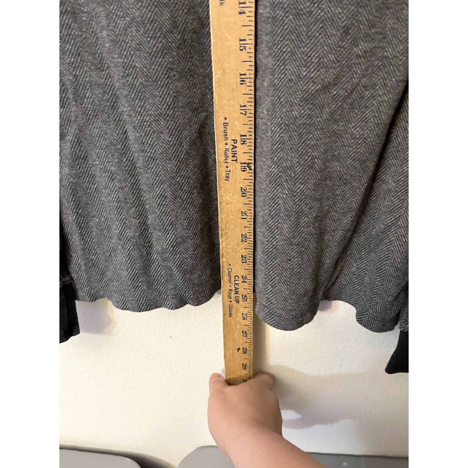 Express Express Men’s Long Sleeve Polo Size Medium Gray Size US M / EU 48-50 / 2 - 4 Thumbnail