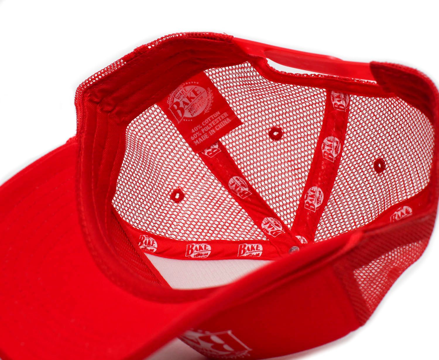 Other Wake and Bake Wed Pot 420 Funny Adult Truckers Unisex Cap Size ONE SIZE - 3 Thumbnail