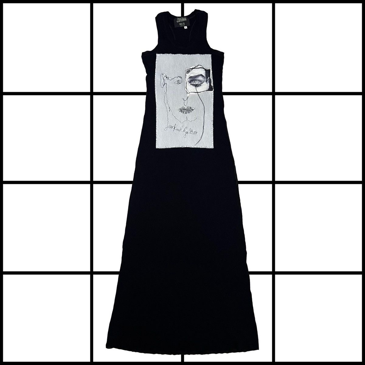 [ SS02 Jean Paul Gaultier “Portrait & Eye” Summer Dress ]