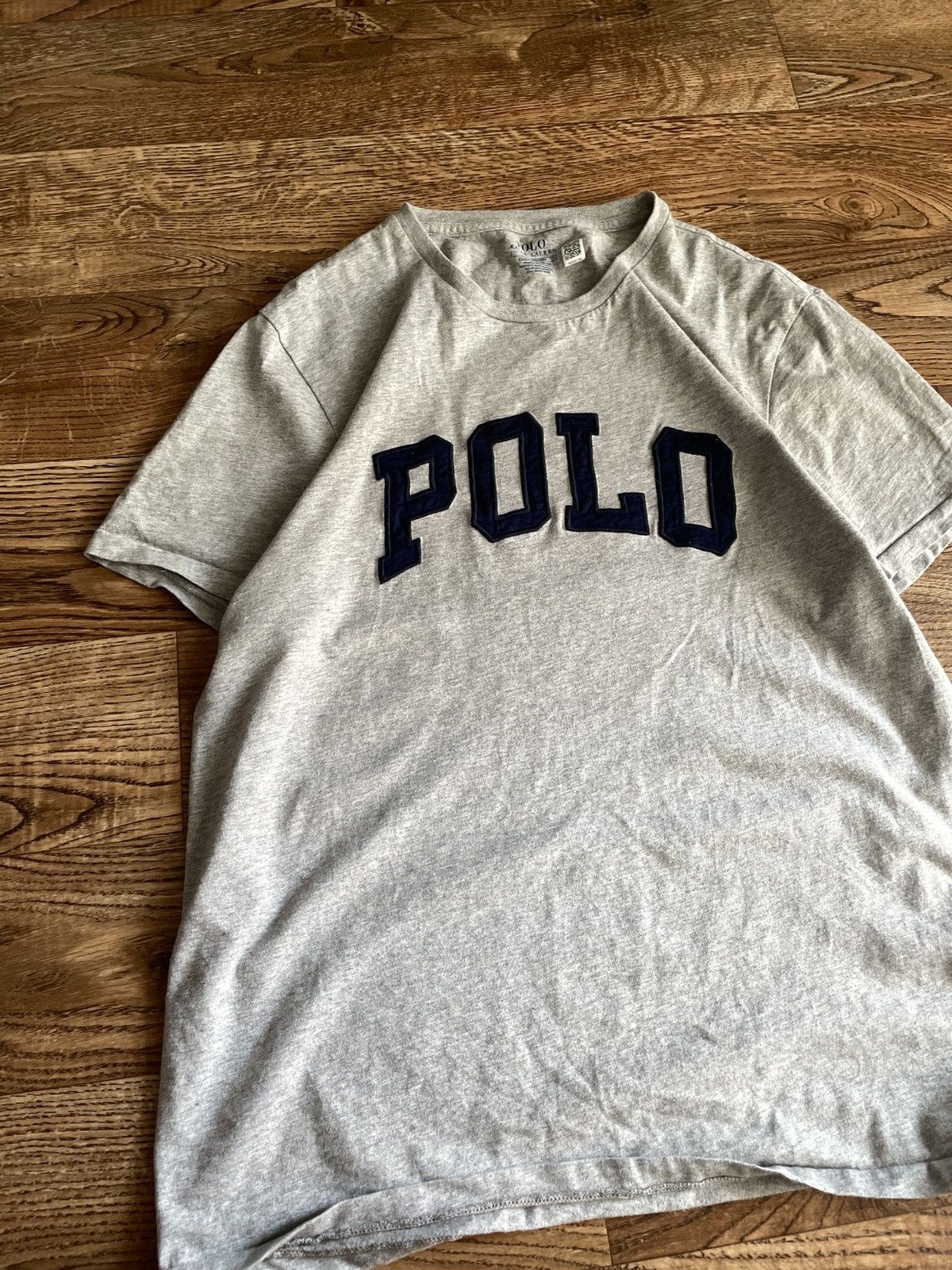 Polo Ralph Lauren × Vintage Vintage Polo Ralph Lauren T Shirt Tee Big Logo Baggy Y2K 90s Size US L / EU 52-54 / 3 - 2 Thumbnail